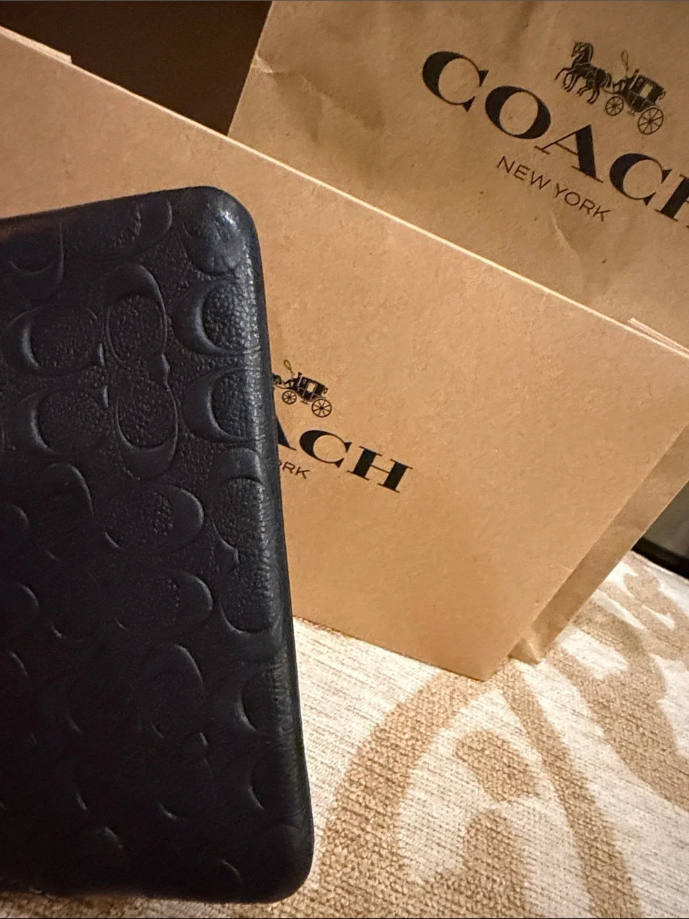 Coach compact wristlet